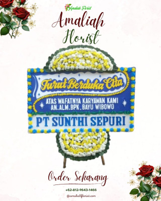 Papan Bunga Duka di Trimulyo