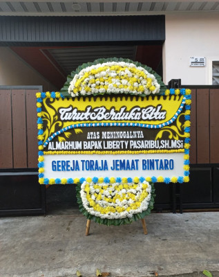 Papan Bunga Duka di Trimulyo